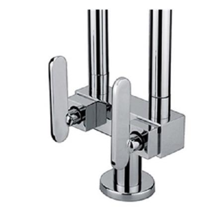 RASLAND SINK FAUCET F5912 CHROME H39XW23XD7 CM