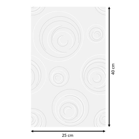 TARA WALL TILE 25X40CM ARORA WHITE 1.0M2