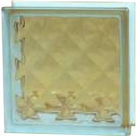 JING HUA GLASS  BLOCK 19X19X8 JEWEL CLEAR