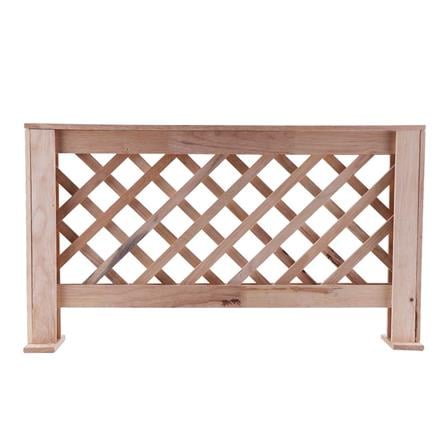 RUBBERWOOD FENCE SPRING O-01 NET W80XH45CM BROWN