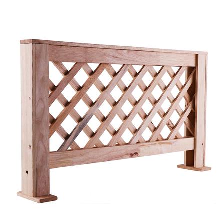 RUBBERWOOD FENCE SPRING O-01 NET W80XH45CM BROWN