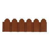 PLASTIC FENCE SPRING HT-604 W60XH18CM BROWN 4PCS