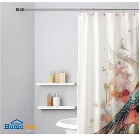 MOYA SHOWER CURTAIN ROD HM8313 CHROMIUM (140-260 CM)