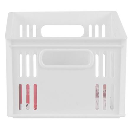 STACKABLE STORAGE BOX STACKO DT-21 S 28X19.8X13.3CM WHITE