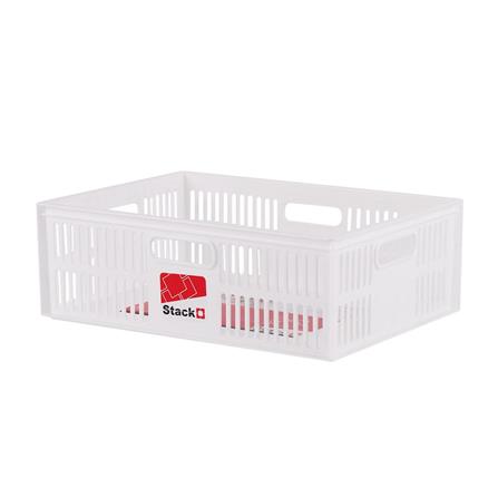 STACKABLE STORAGE BOX STACKO DT-31 M 39X28X13.3CM WHITE