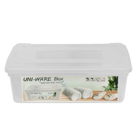 BOX WITH LID UNI-WARE 4893 32.5X46X16CM WHITE