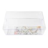 1 COMPARTMENT BOX STACKO TLV602 16.3X24.6X5.6CM CLEAR
