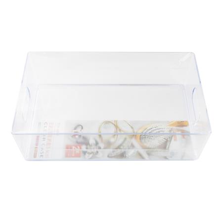 1 COMPARTMENT BOX STACKO TLV602 16.3X24.6X5.6CM CLEAR