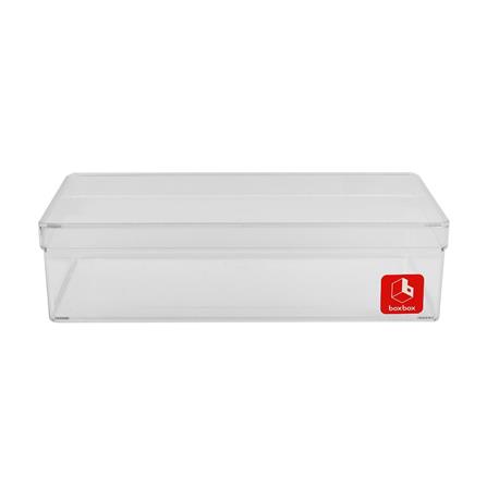 1 COMPARTMENT BOX BOXBOX 637L 10X21X6CM WHITE