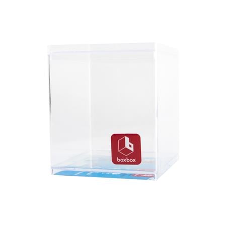 STACKABLE STORAGE BOX BOXBOX BB02011 8.5X8.5X9.75CM CLEAR