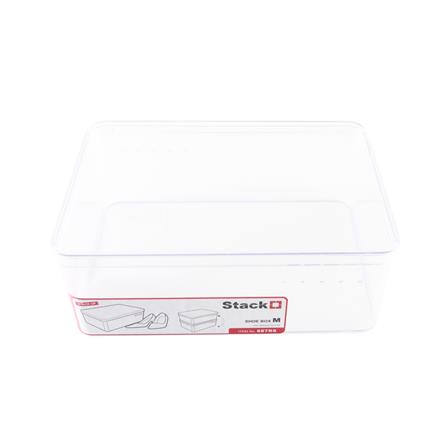 SHOE BOX STACKO 887RS 19.2X28X10.7CM CLEAR