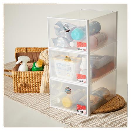 SHOE BOX STACKO HP5-0140 27.9X36.3X18.3CM WHITE