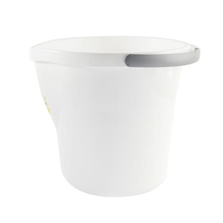 ROUND BUCKET WITH SPOUT PLIM 12L (3.GL) WHITE