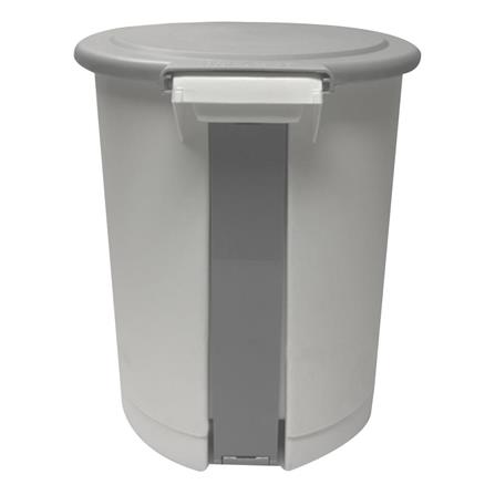 ROUND DUSTBIN PEDAL CLEAN G-663 10L WHITE/GRAY