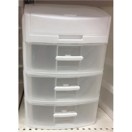 HOMEPRO APISITH DRAWER 3 TIER PLASTIC W15.8XD20XH23.2 CM WHITE