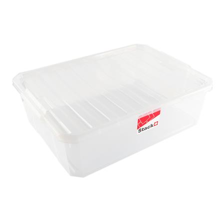 STORAGE BOX STACKO FAMILI 36L CLEAR