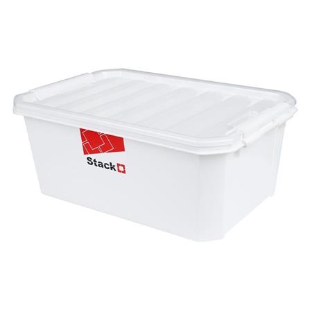 STORAGE BOX STACKO FAMILI 16.5L WHITE