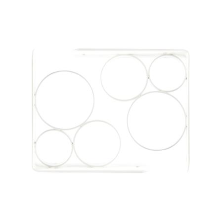 BRACKET STACKO O 15X15CM WHITE