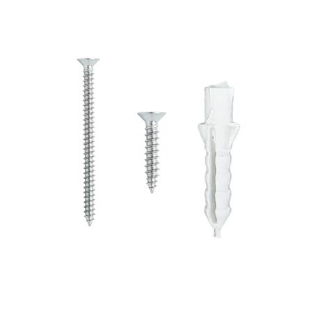 PLASTIC BRACKET STACKO 17.5X17.5CM GREY