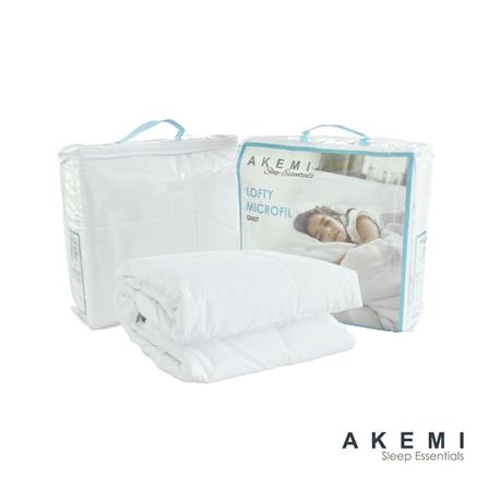AKEMI SLEEP ESSENTIALS LOFTY MICROFIL QUILT QUEEN