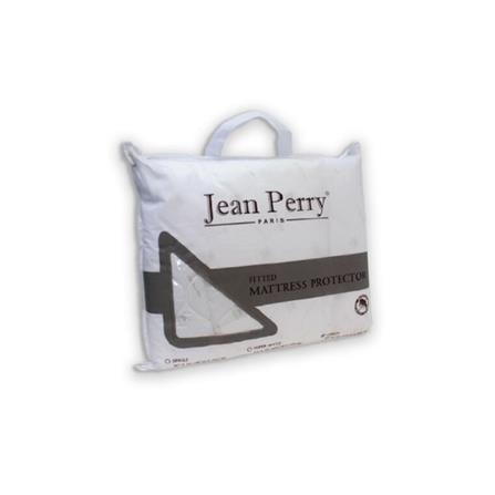 JEAN PERRY FITTED MATTRESS PROTECTOR SINGLE SIZE WHITE