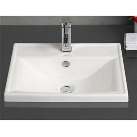 CLAYTAN ABOVE COUNTER WASHBASIN CBFC1018HR WHITE