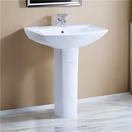 SERICITE WASHBASIN WALL HUNG SAMARIUM WB2025 WHITE