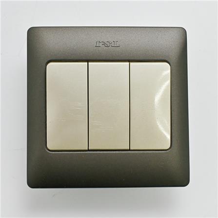 16A 3 GANG 1 WAY SWITCH K273-PSST T&J