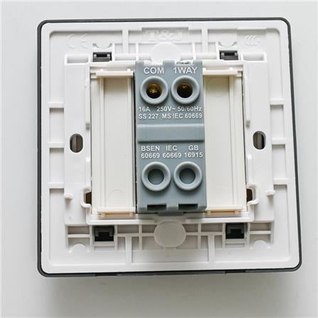 16A 1GANG PUSH BUTTON SWITCH T&J K261-PSST