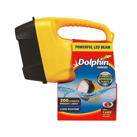 EVEREADY LED LANTERN FLASHLIGHT DOLN6V1/DOLLN6VWB W25XD12XH25 CM YELLOW