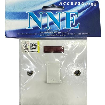 20AMP WATER HEATER SWITCH WITH NEON NNE 9920 WHITE