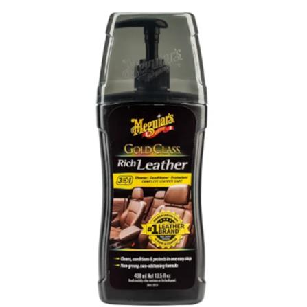 MEGUIAR'S GOLD CLASS RICH LEATHER 400ML G17914  (AUTO PAINT CARE)