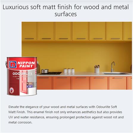 NIPPON ODOURLITE SOFT MATT FINISH 4.7L BASE P