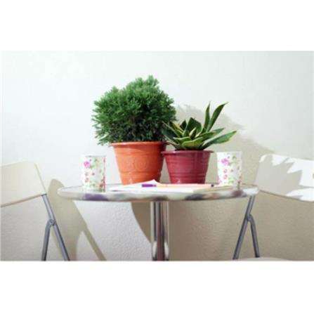 BABA BIO FLOWER STAMPING POT 3468 COTTA