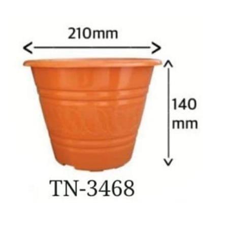 BABA BIO FLOWER STAMPING POT 3468 COTTA