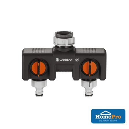 GARDENA TWIN-TAP CONNECTOR TWO DEVICES TO THE TAP 8193