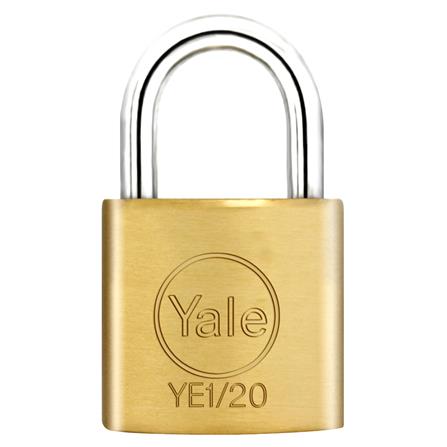 YALE 20MM ESSENTIAL STANDARD SHACKLE PADLOCK YE1/20/111/1