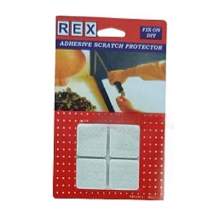 REX ADHESIVE SCRATCH PROTECTOR 32X34MM 1038 WHITE