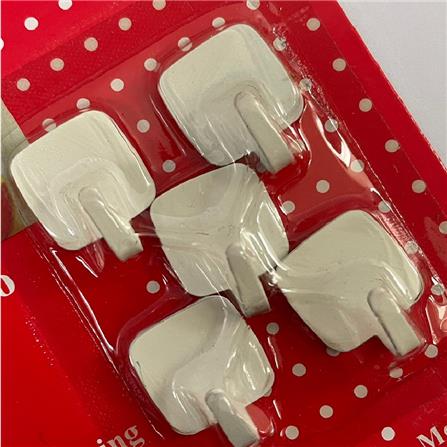 REX METAL SQUARE HOOK 1084 WHITE