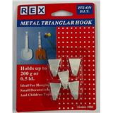 REX METAL TRIANGLE HOOK 1085 WHITE
