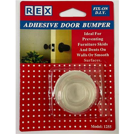 REX ADHESIVE DOOR BUMPER 1255 CLEAR