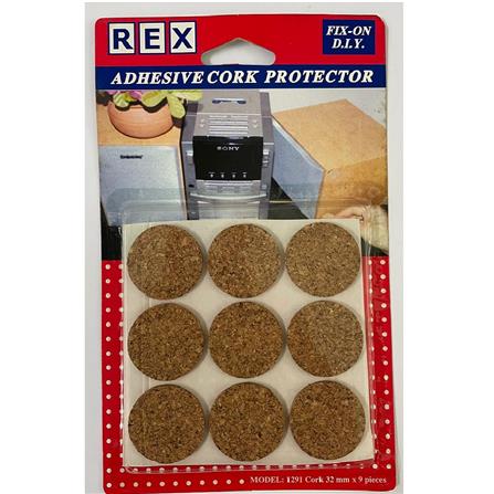 REX ADHESIVE CORK PROTECTOR 1291 BROWN