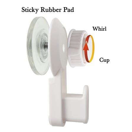 REX STRONG BATHROOM HOOK 1538 WHITE