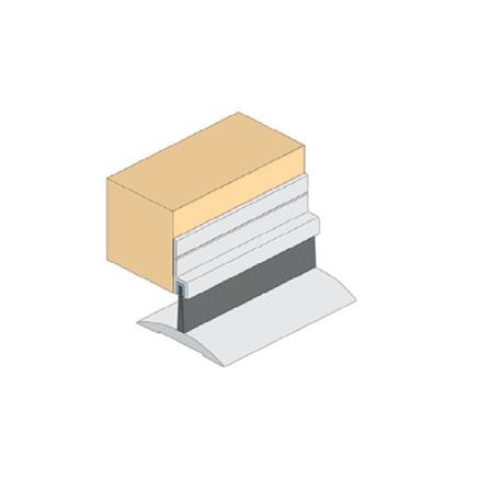 RAVEN ALUMINIUM BRUSH SEAL 91.5CM CLEAR