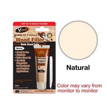 V-TECH ALL PURPOSE WOOD FILLER VT-135 BROWN 50G