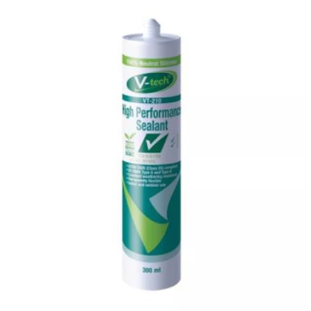 V-TECH NEUTRAL SILICONE SEALANT VT-210G GREY 300ML