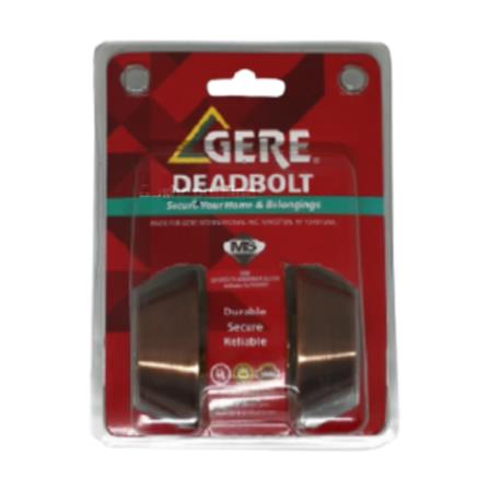 GERE DOUBLE DEADBOLT G3102-M26D SATIN CHROME