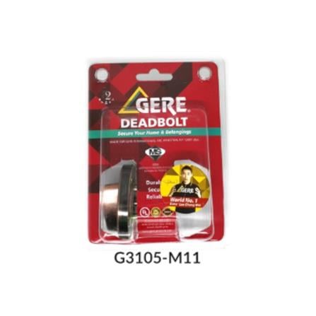 GERE HALF DEADBOLT ANTIQUE COPPER G3105-M11