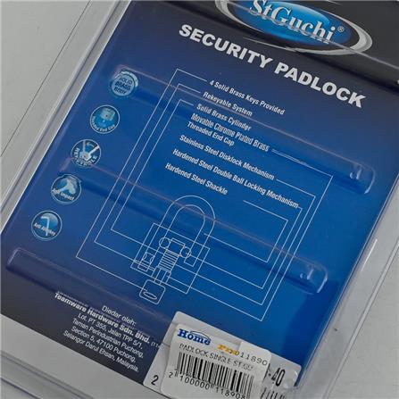ST. GUCHI PADLOCK SINGLE PL100 (N)-40MM