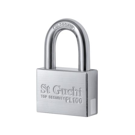 ST. GUCHI KEYED ALIKE PADLOCK SET PL100 (N)-503 50MM CHROME 3 EACH